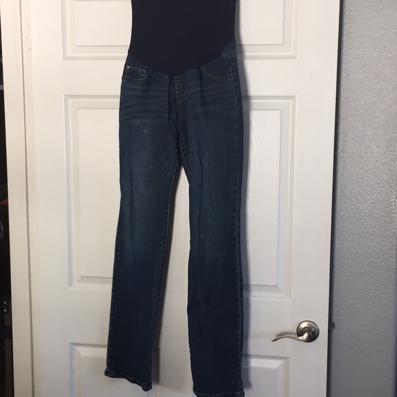 Indigo Blue Pants - INDIGO BLUE LONG LENGTH MATERNITY JEANS